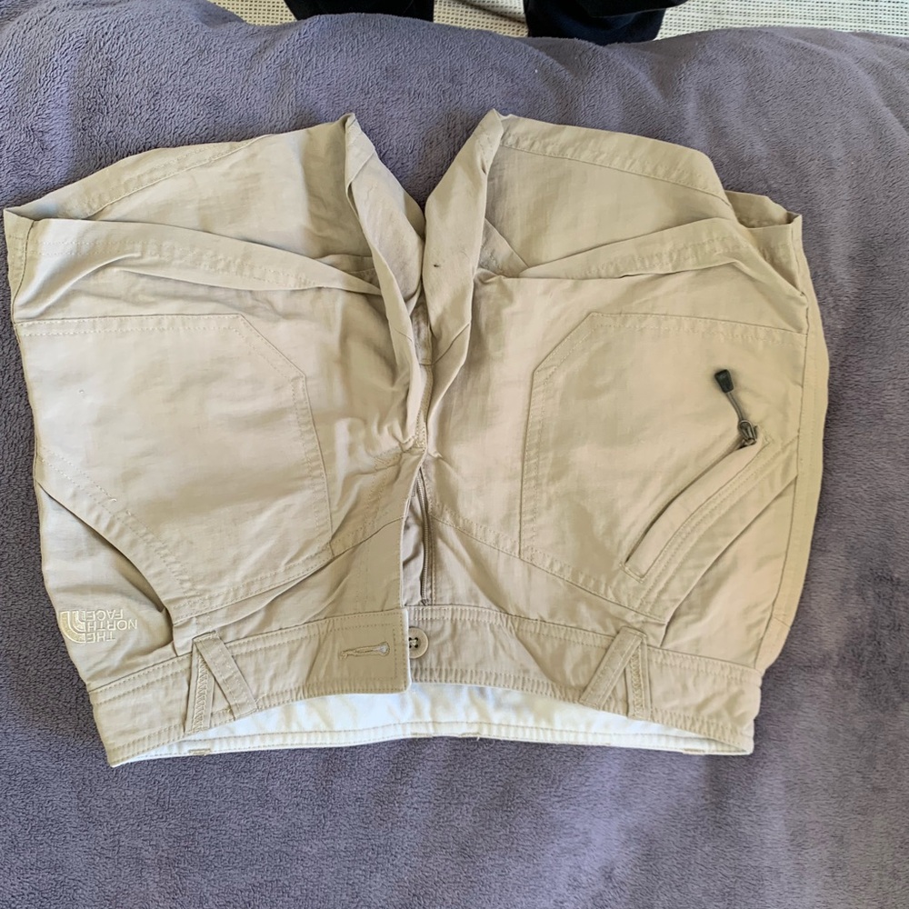 The North Face Beige Cargo Shorts